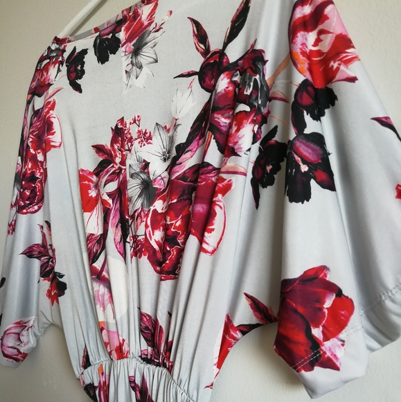 CITY GODDESS Petite Floral Tie Dress - Picture 6 of 8